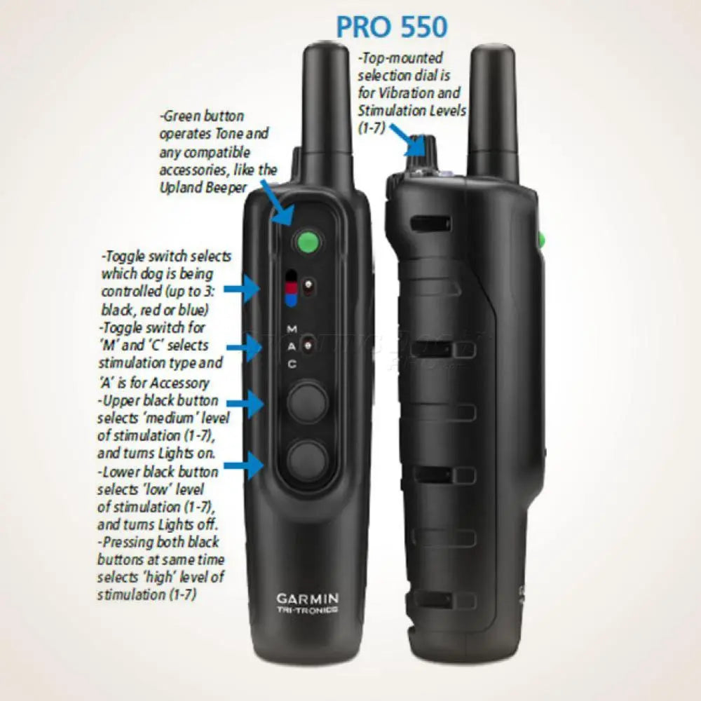 Garmin Pro 550 Dog Training System - 0100120200 -  Garmin