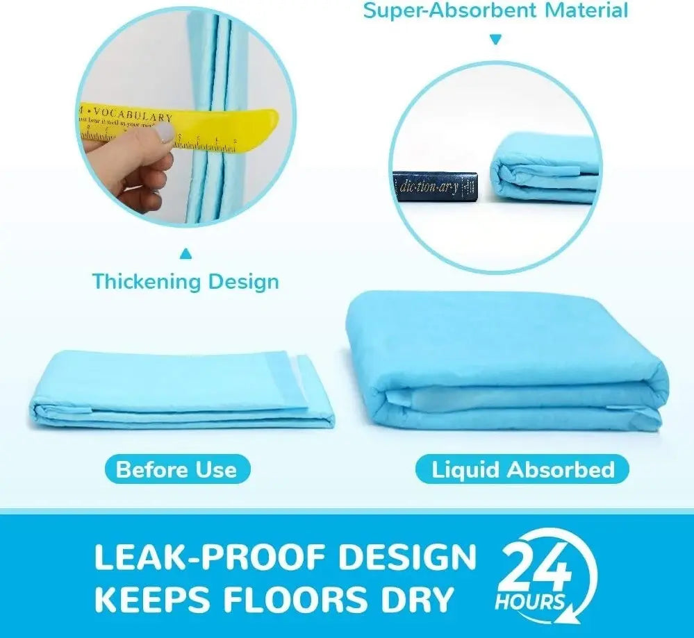 120 Count Extra Large 36"x36" Super Absorbent Dog Training Pads - Leak-Proof -  JOINPADS