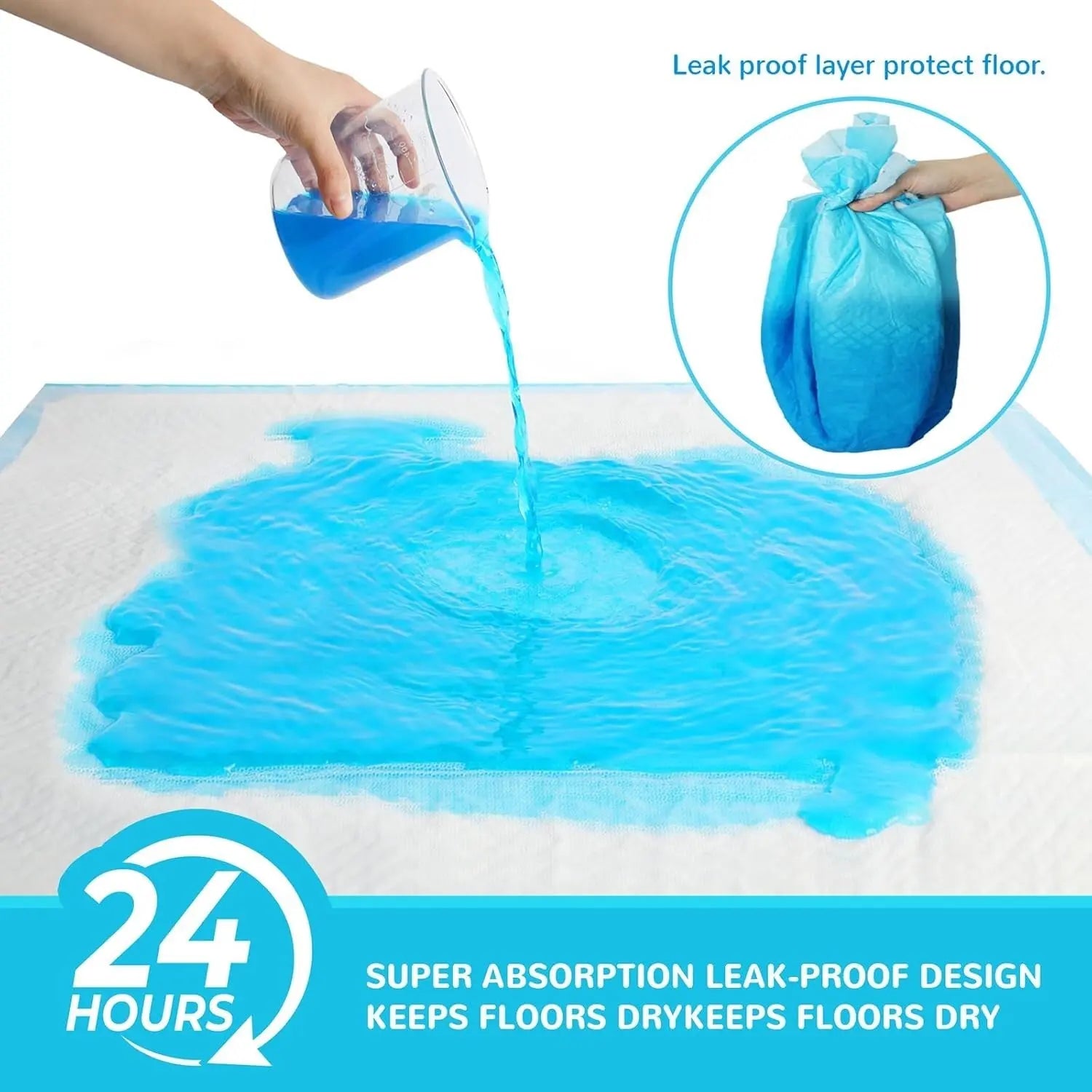 120 Count Extra Large 36"x36" Super Absorbent Dog Training Pads - Leak-Proof -  JOINPADS