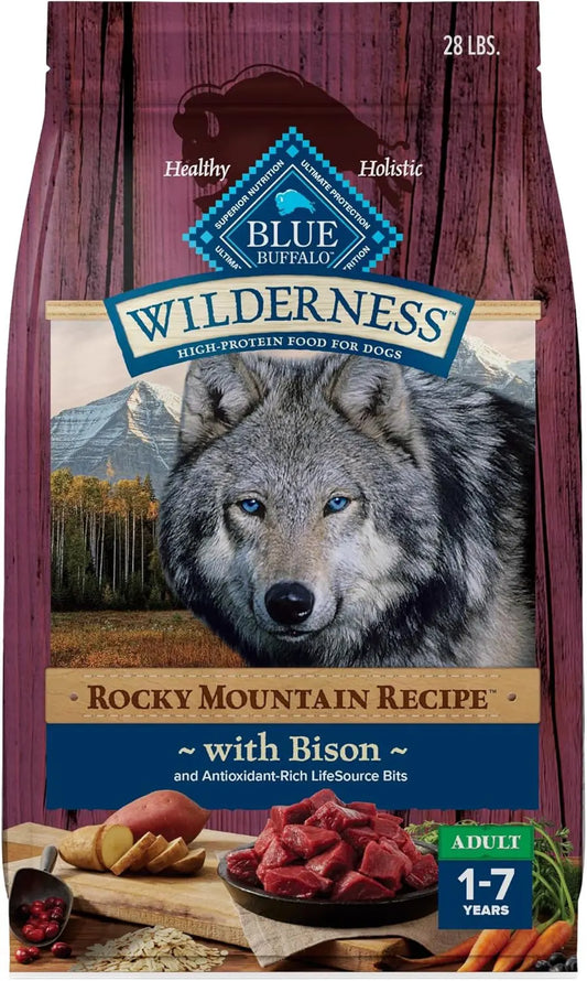 Blue Buffalo Wilderness Rocky Mountain Recipe High-Protein Adult Dry Dog Food -  BLUE BUFFALO