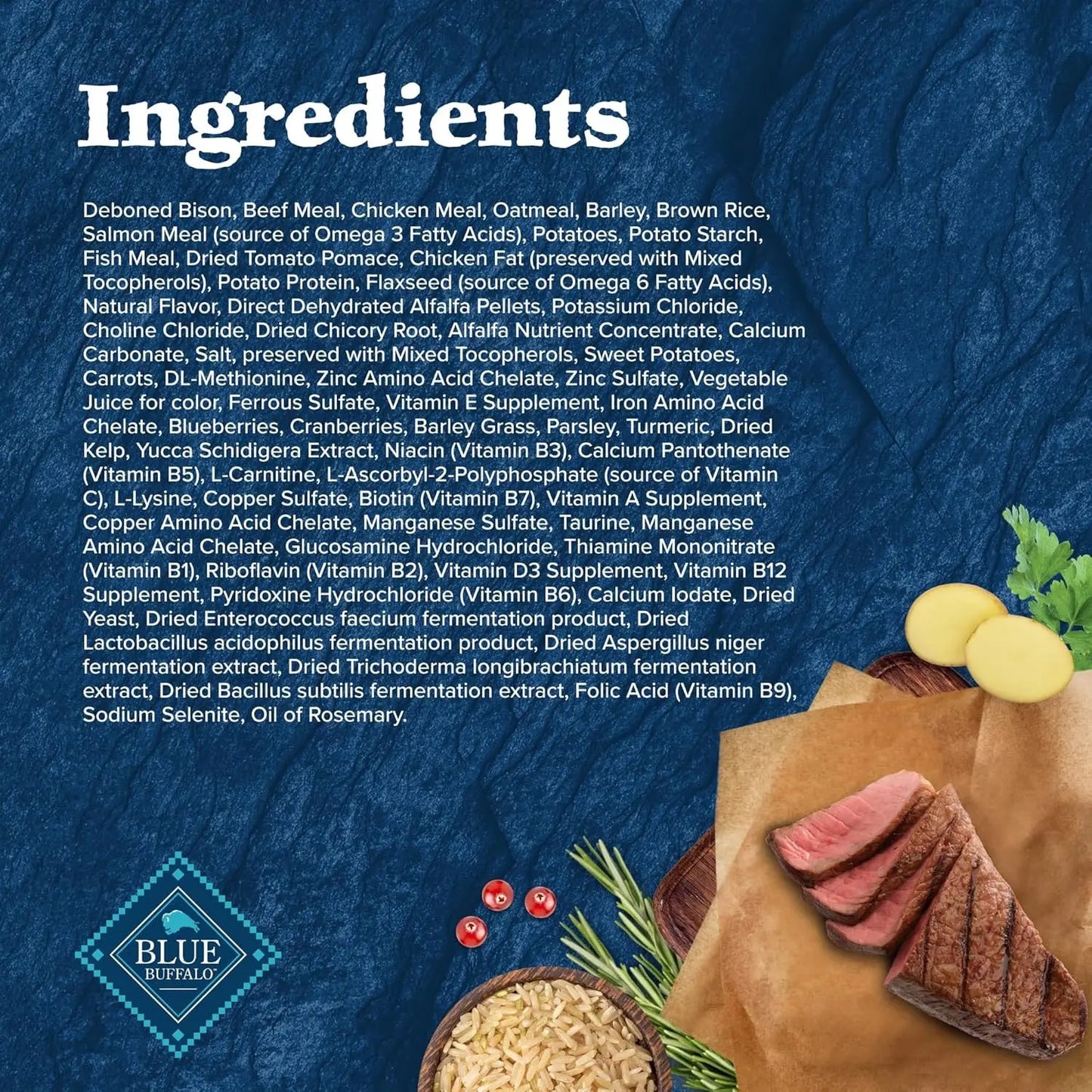 Blue Buffalo Wilderness Rocky Mountain Recipe High-Protein Adult Dry Dog Food -  BLUE BUFFALO