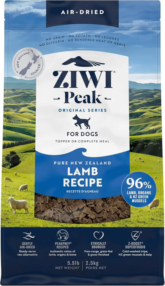 ZIWI Peak Air-Dried Dog Food – Lamb - All 5.5 Pound (Pack of 1) -  ZIWI